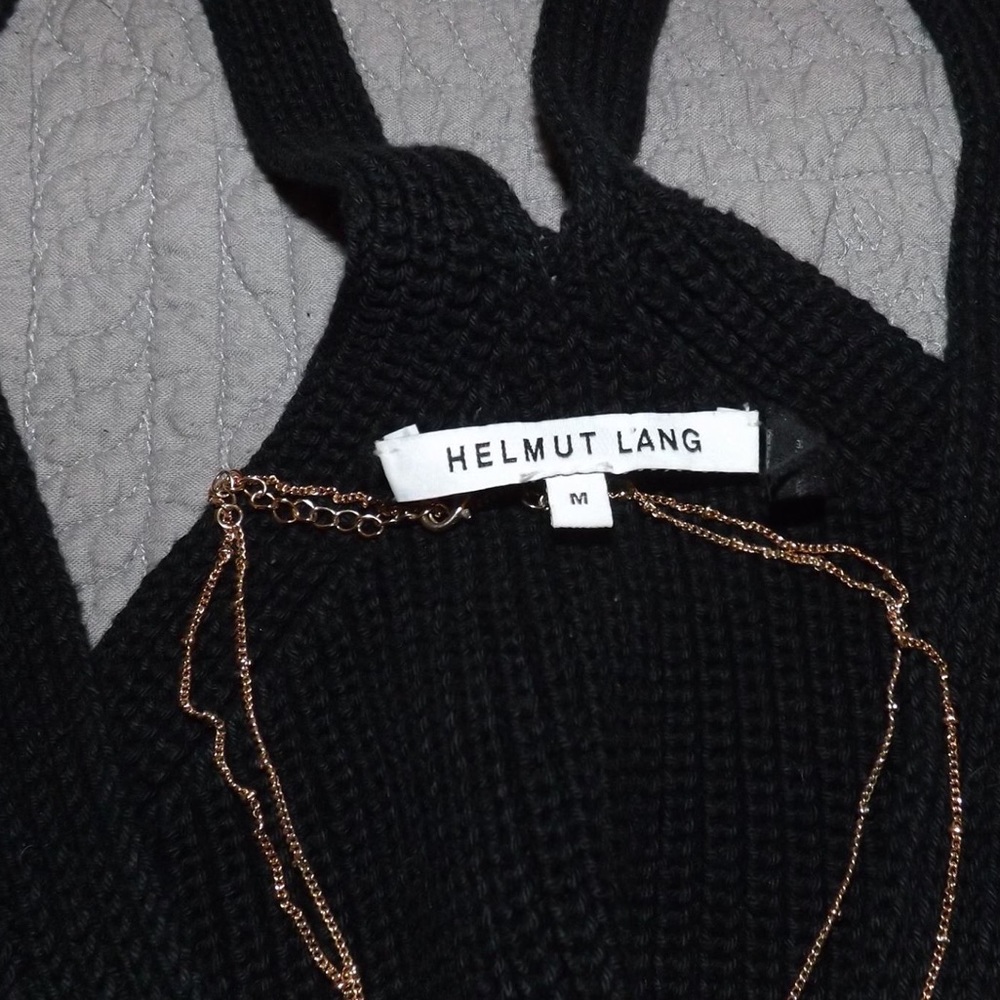 HELMUT LANG Racerback Sweater Tank